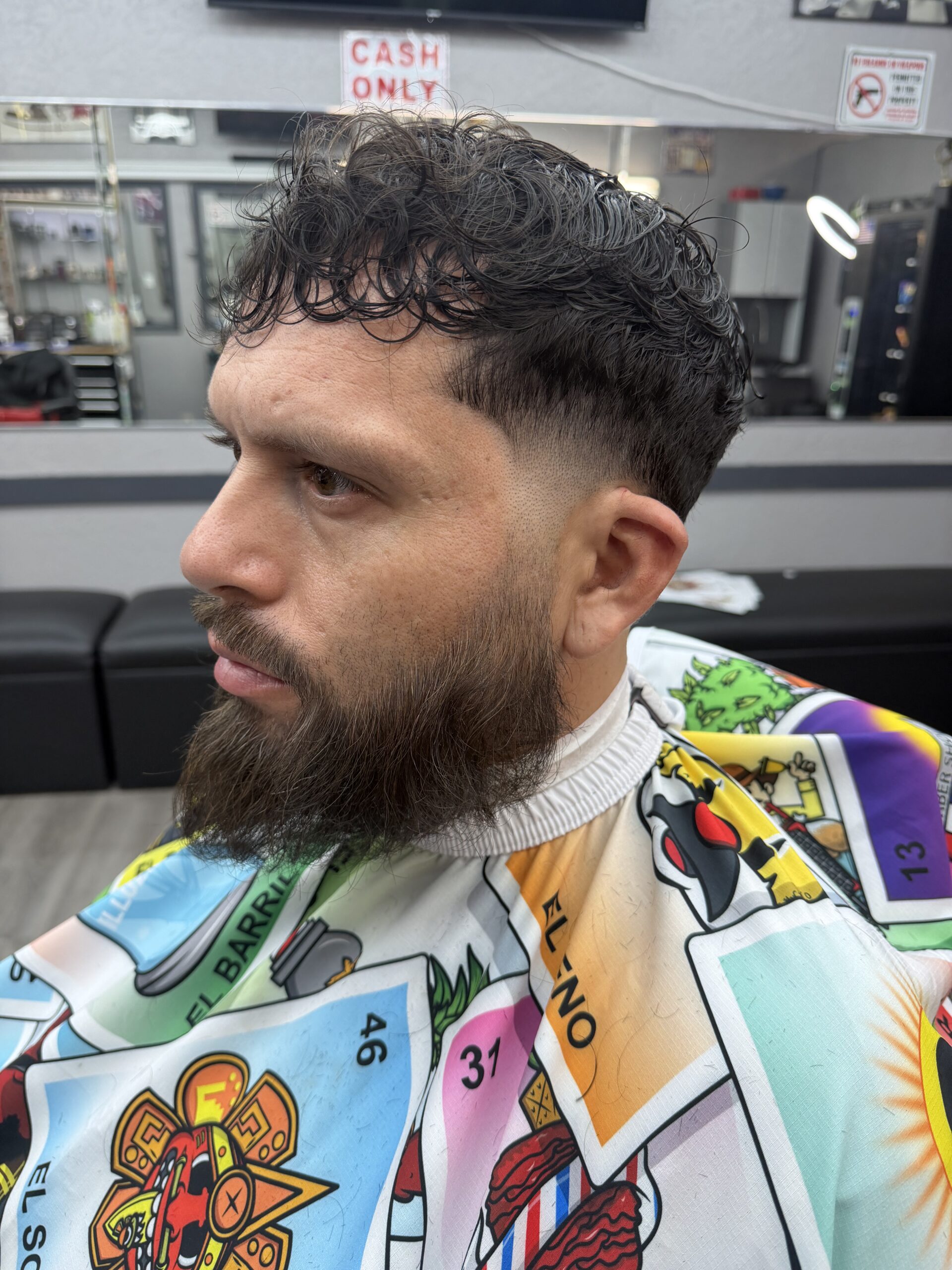 Fire Cuts gallery — fade result